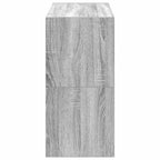 Zapateros 2 uds apilables gris sonoma 60x30x30,5 cm