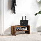 Zapatero apilable madera vieja 60x30x30,5 cm