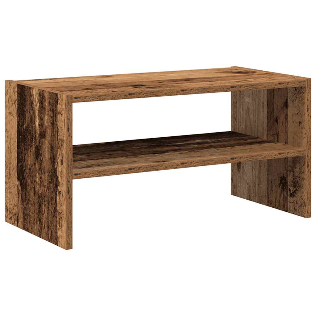 Zapatero apilable madera vieja 60x30x30,5 cm
