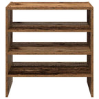Zapateros 2 uds apilables madera vieja 60x30x30,5 cm