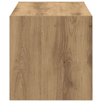 Zapatero apilable roble artesanal 60x30x30,5 cm