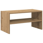 Zapatero apilable roble artesanal 60x30x30,5 cm