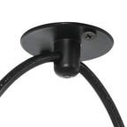 Lámpara colgante con 3 portalámparas E27 metal negro