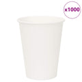 Tazas de café de papel 1000 uds 12oz 300ml blanco