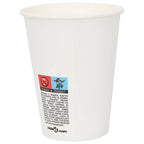Tazas de café de papel 1000 uds 12oz 300ml blanco