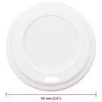 Tapas de cartón para vasos de café Ø60 mm 4oz 1000 uds