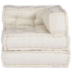 Sofá modular crema 70x70x54 tela
