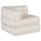 Sofá modular crema 70x70x54 tela