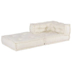 Sofá modular crema 70x70x54 tela