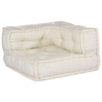 Sofá modular crema 70x70x54 tela