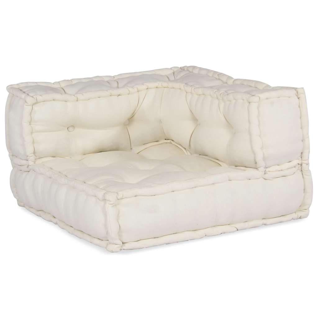 Sofá modular crema 70x70x54 tela