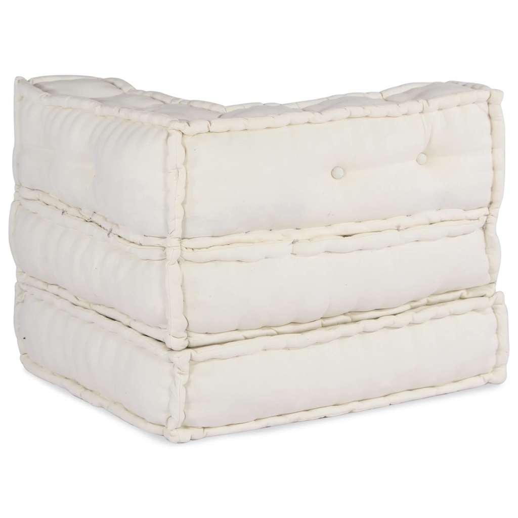 Sofá modular crema 70x70x54 tela