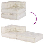 Sofá modular crema 70x70x54 tela