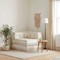 Sofá modular crema 70x70x54 tela