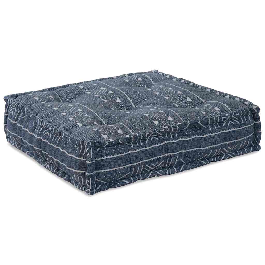 Unidad de Sofá Modular Impresión Índigo 70 x 70 x 56 cm Tela
