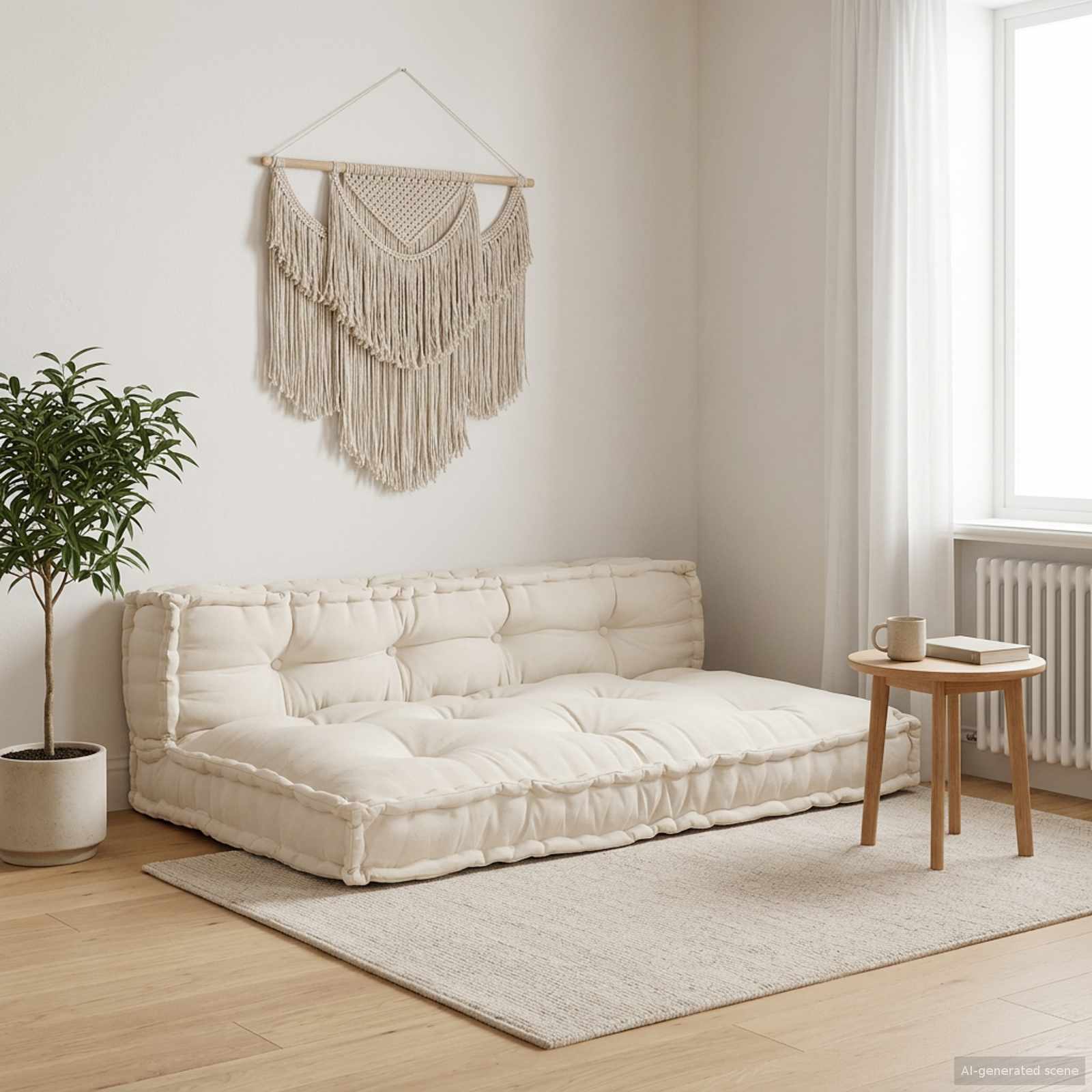 Pallet Sofa Cushion 2 pcs Yellow 120 x 80 x 38 cm Fabric