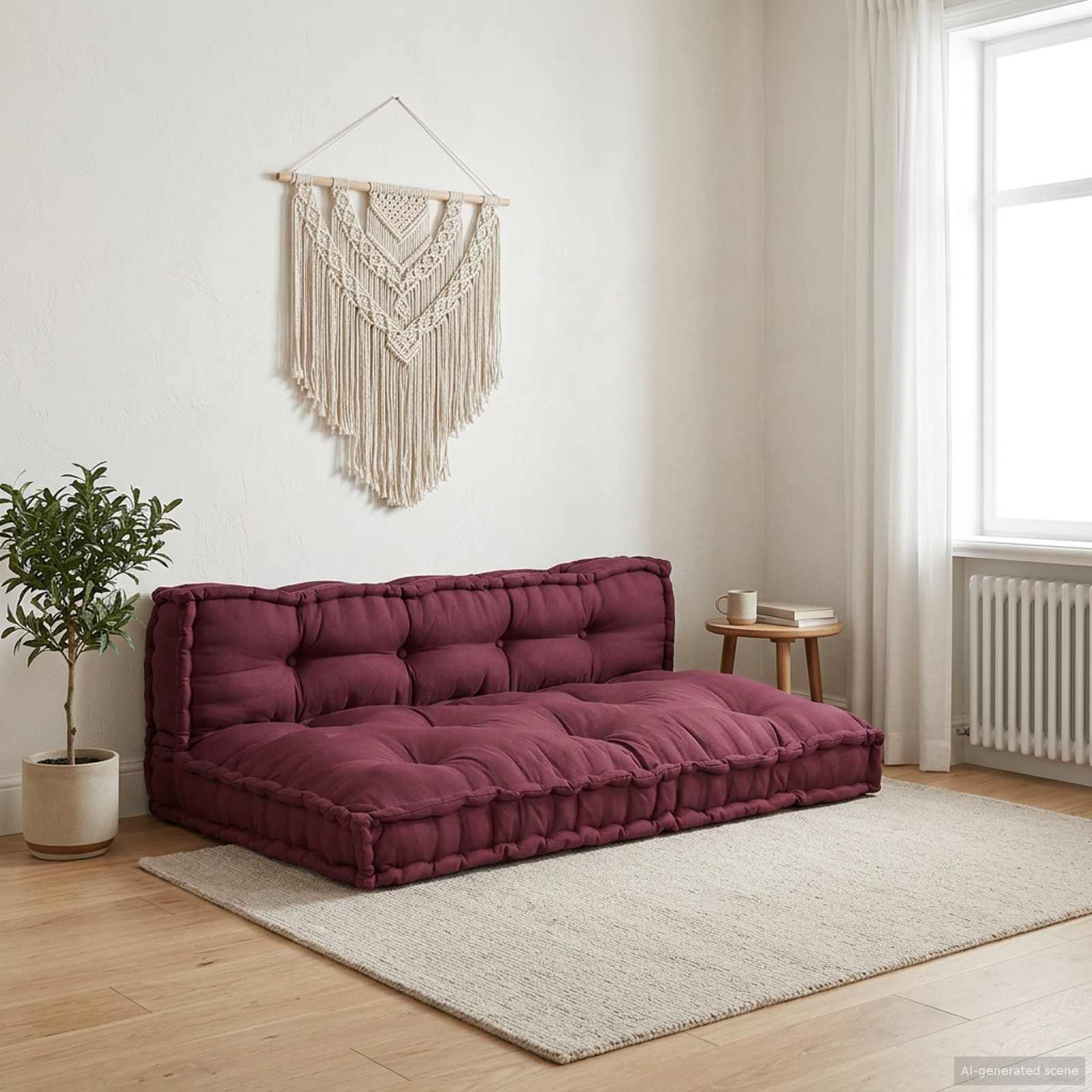Pallet Sofa Cushion 2 pcs Yellow 120 x 80 x 38 cm Fabric