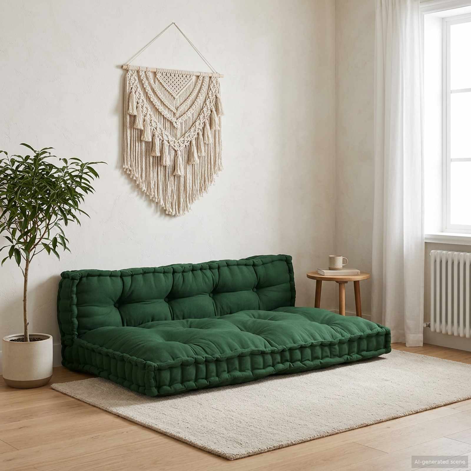 Pallet Sofa Cushion 2 pcs Yellow 120 x 80 x 38 cm Fabric