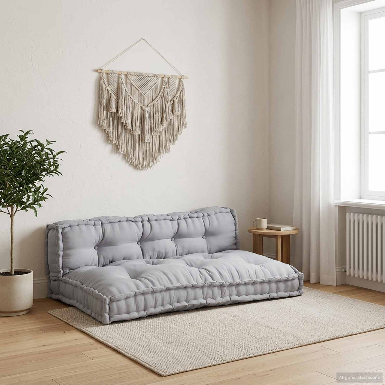 Pallet Sofa Cushion 2 pcs Yellow 120 x 80 x 38 cm Fabric