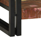 Mesa Consola con cajón Multicolor Madera sólida recuperada