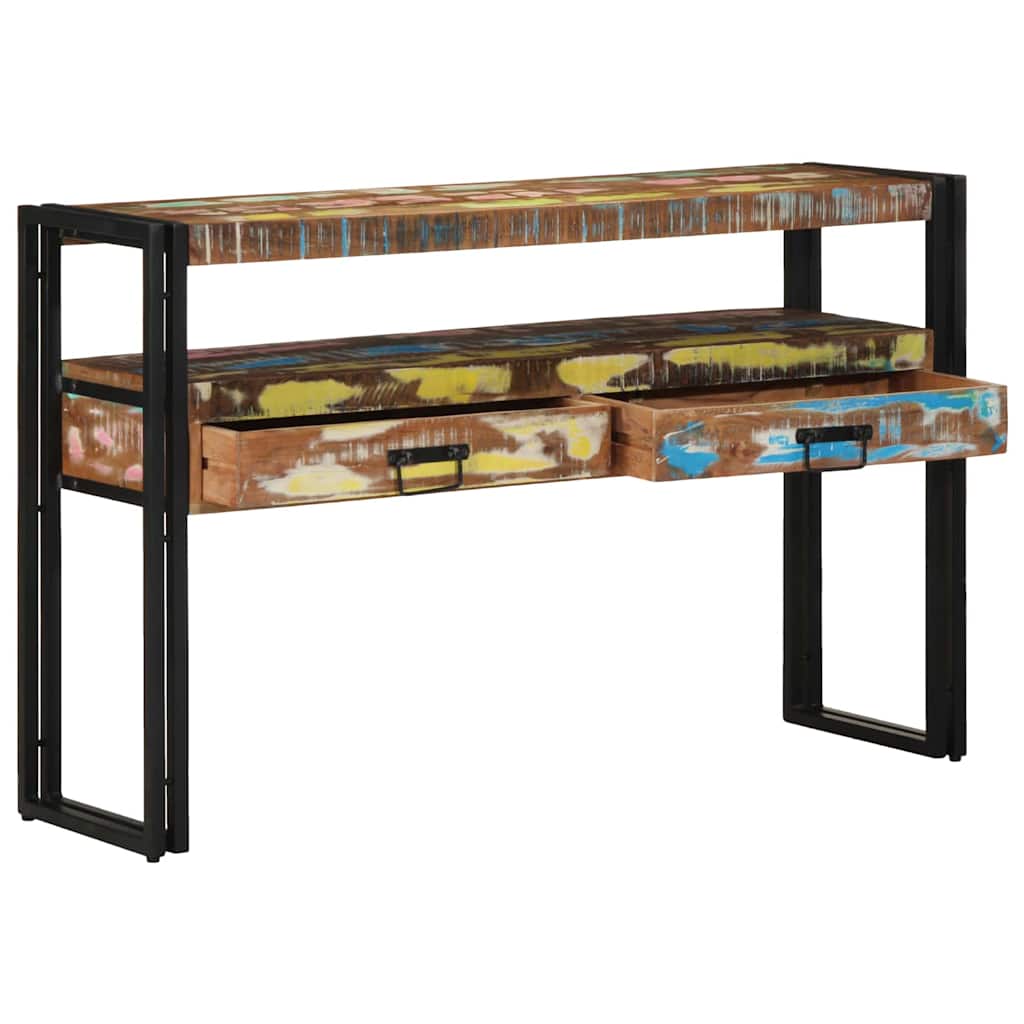 Mesa Consola 120 x 33 x 75 cm Madera sólida recuperada