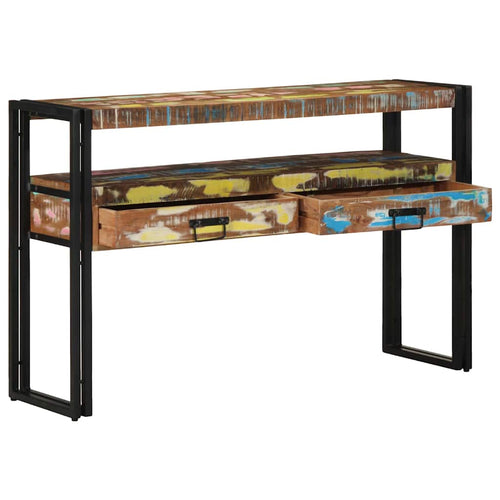 Console Table 120 x 33 x 75 cm Solid Reclaimed Wood
