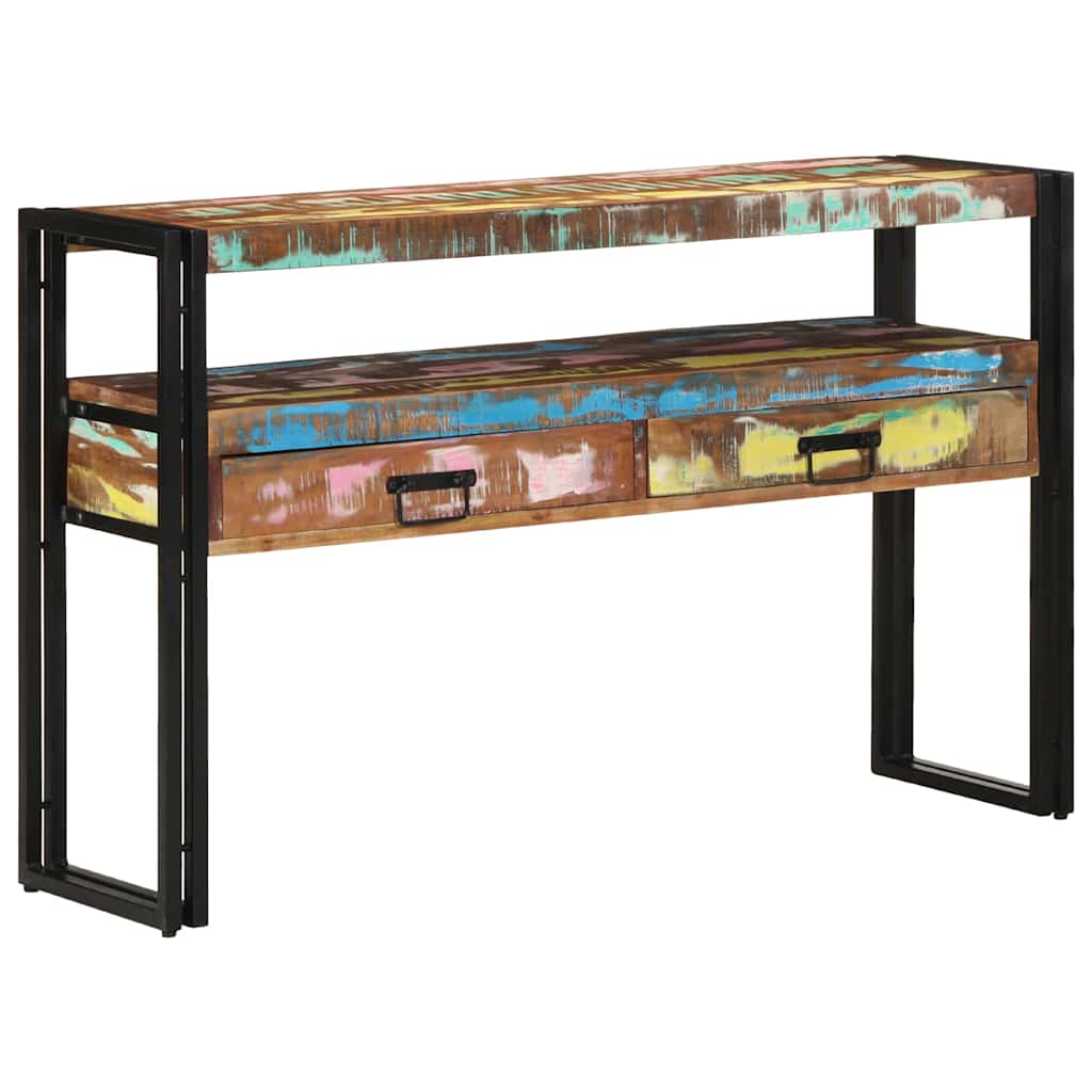 Mesa Consola 120 x 33 x 75 cm Madera sólida recuperada