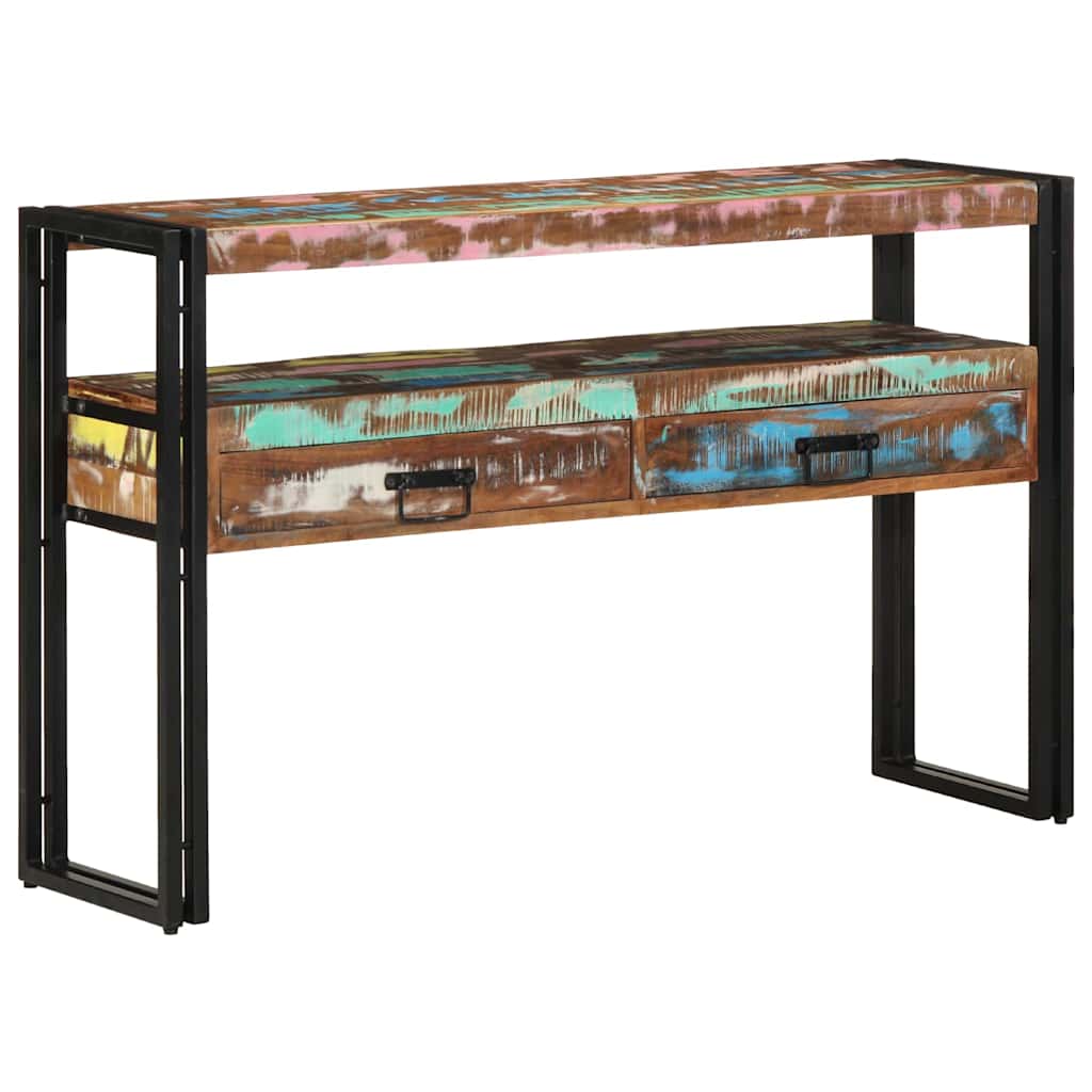 Mesa Consola 120 x 33 x 75 cm Madera sólida recuperada