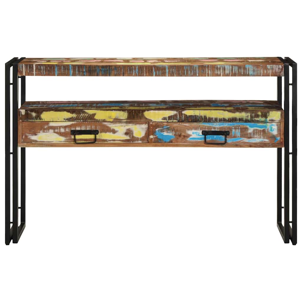 Mesa Consola 120 x 33 x 75 cm Madera sólida recuperada
