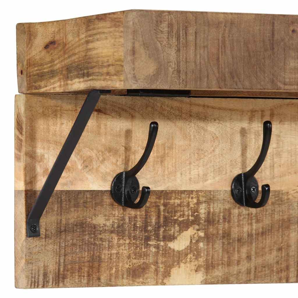 Perchero Marrón 73 x 19 x 23 cm Madera maciza de Mango