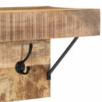 Perchero Marrón 73 x 19 x 23 cm Madera maciza de Mango