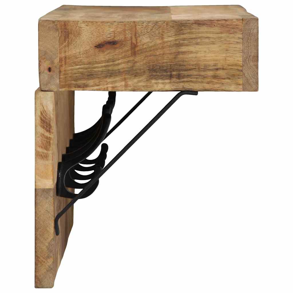Perchero Marrón 73 x 19 x 23 cm Madera maciza de Mango