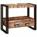Mueble Tocador con cajón Multicolor Madera sólida recuperada