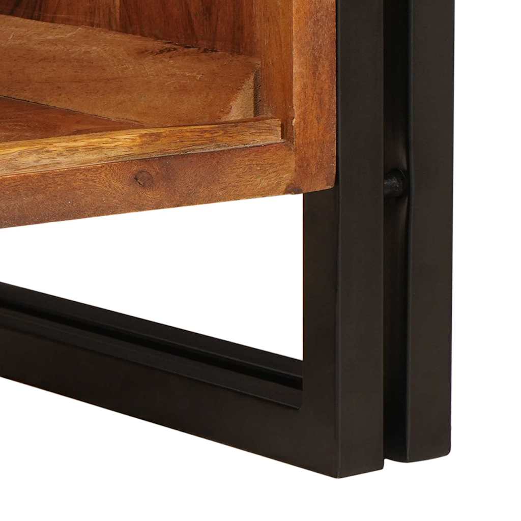 Mueble de lavabo con puerta Multicolor Madera sólida recuperada