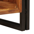 Mueble de lavabo con puerta Multicolor Madera sólida recuperada