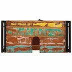 Mueble de lavabo con puerta Multicolor Madera sólida recuperada