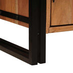 Armario de Noche Marrón 66 x 35 x 76 cm madera maciza de acacia