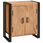 Armario de Noche Marrón 66 x 35 x 76 cm madera maciza de acacia