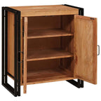 Armario de Noche Marrón 66 x 35 x 76 cm madera maciza de acacia