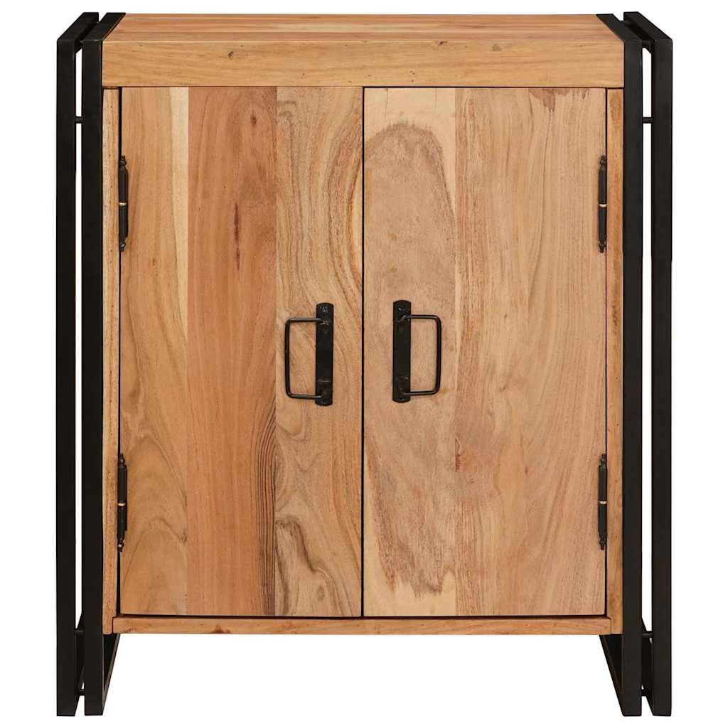 Armario de Noche Marrón 66 x 35 x 76 cm madera maciza de acacia