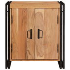 Armario de Noche Marrón 66 x 35 x 76 cm madera maciza de acacia