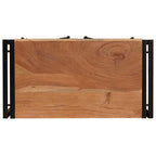 Armario de Noche Marrón 66 x 35 x 76 cm madera maciza de acacia