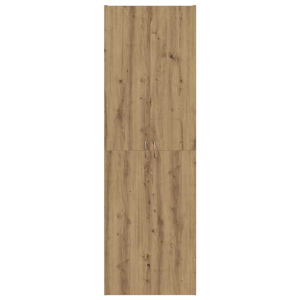 Aparador alto madera de ingeniería roble artisan 60x32x190 cm