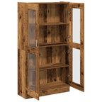 Aparador madera ingeniería madera envejecida 82,5x30,5x150 cm