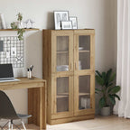 Aparador alto Roble Artisan 82,5x30,5x150 cm Madera de ingeniería