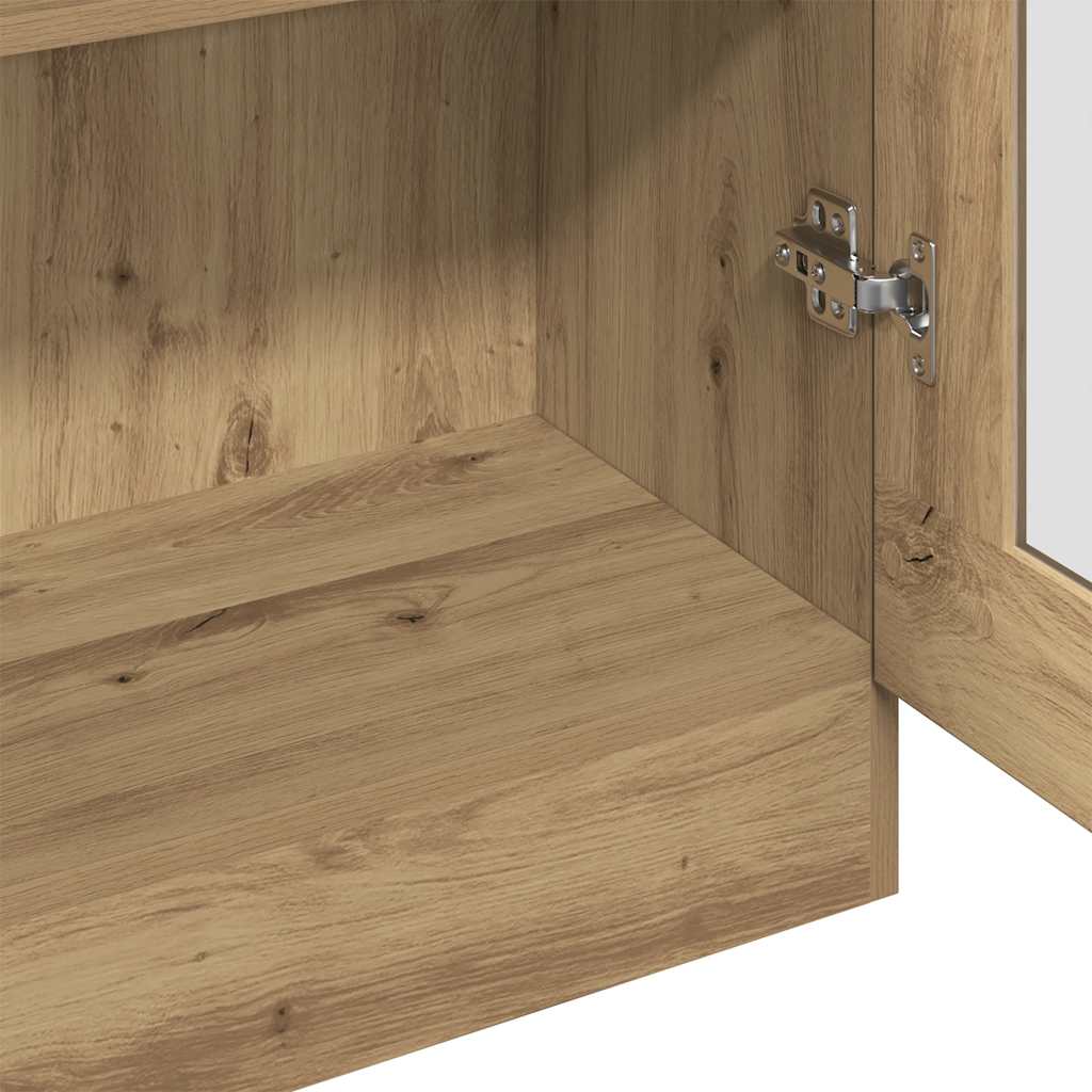 Aparador alto Roble Artisan 82,5x30,5x150 cm Madera de ingeniería