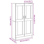 Aparador alto Roble Artisan 82,5x30,5x150 cm Madera de ingeniería
