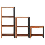 Estante de libros 3 pcs Marrón 50 x 30 x 110 cm