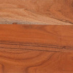 Aparador 3 pcs Marrón 110 x 30 x 75 cm Madera de Acacia Sólida