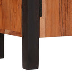 Aparador 3 pcs Marrón 55 x 30 x 75 cm Madera de Acacia Sólida